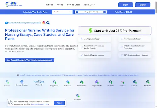 ScrubsEssay Website
